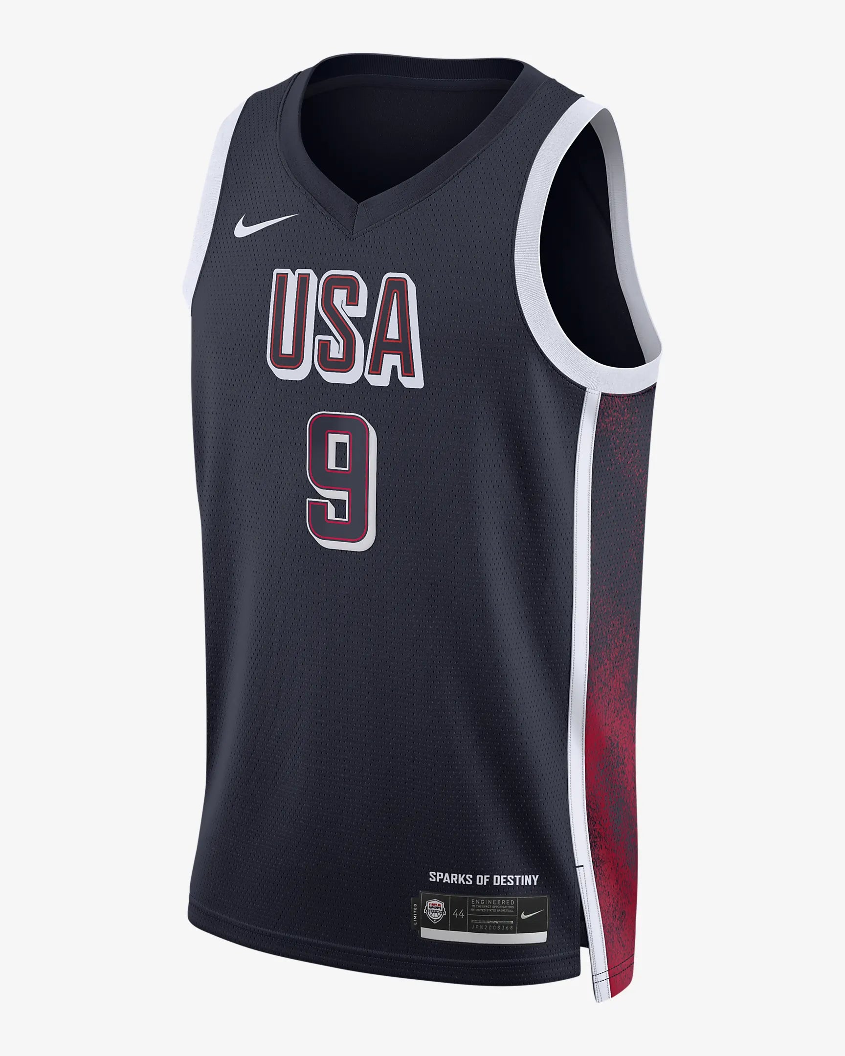 Camisa Regata USA Dream Team 2024 Olimpíadas Unissex Tyrese Haliburton #9