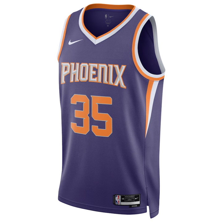 Unissex Phoenix Suns Kevin Durant Nike Purple Swingman Jersey - Icon Edition