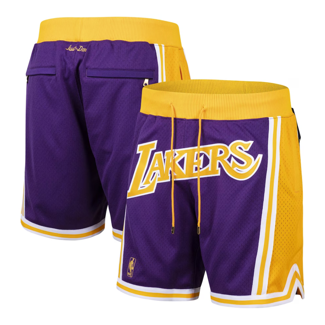 Shorts Los Angeles Lakers Mitchell & Ness Purple Hardwood Classics 199