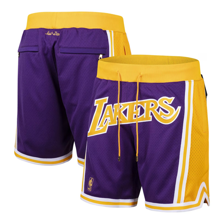 Shorts Los Angeles Lakers Mitchell & Ness Purple Hardwood Classics 1996-97 Just Don