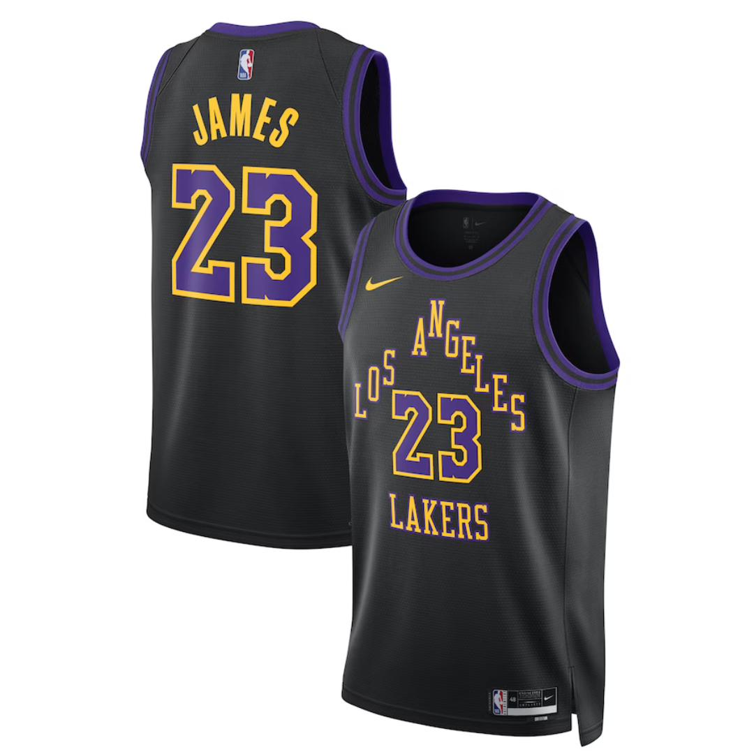 Camisa Regata NBA Unissex Los Angeles Lakers LeBron James Nike Black 2