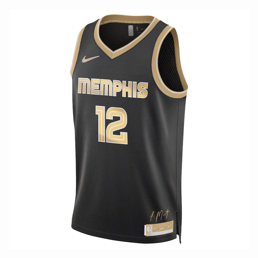 Camisa Unissex Memphis Grizzlies Ja Morant Nike Black Select Series Swingman Jersey