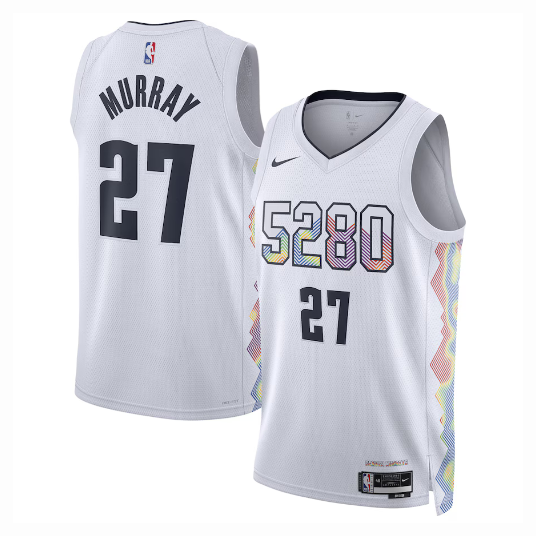 Camisa Regata NBA Swingman Nike Jamal Murray do Denver Nuggets unissex 2024/25 - City Edition
