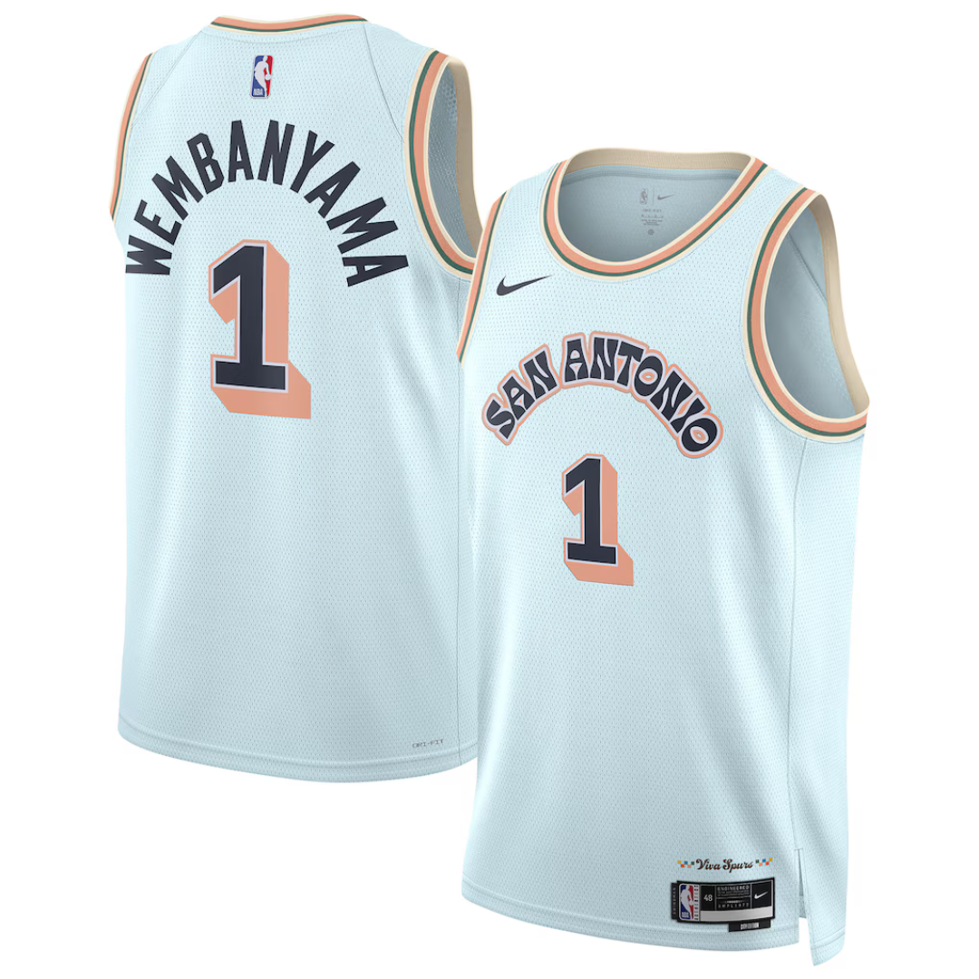 Camisa Regata NBA Unissex San Antonio Spurs Victor Wembanyama Nike Lig