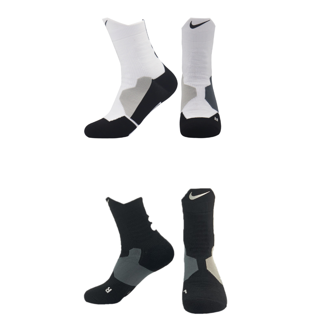 10 pares Meias Nike de Compressão Cano Médio