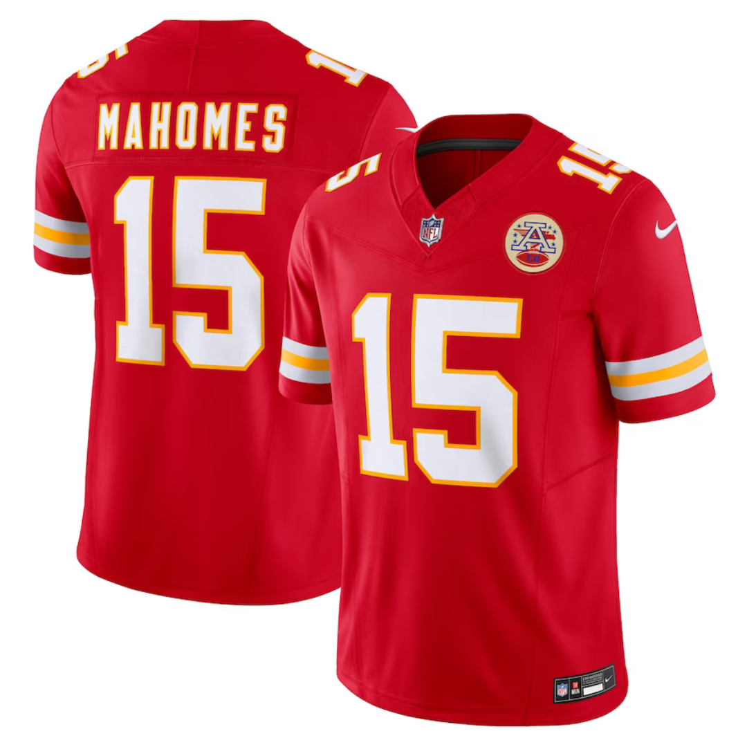 NFL Chiefs マホームズ ユニフォーム Camisa NFL Kansas City Chiefs Patrick Mahomes Nike Red Vapor F.U.S.E.