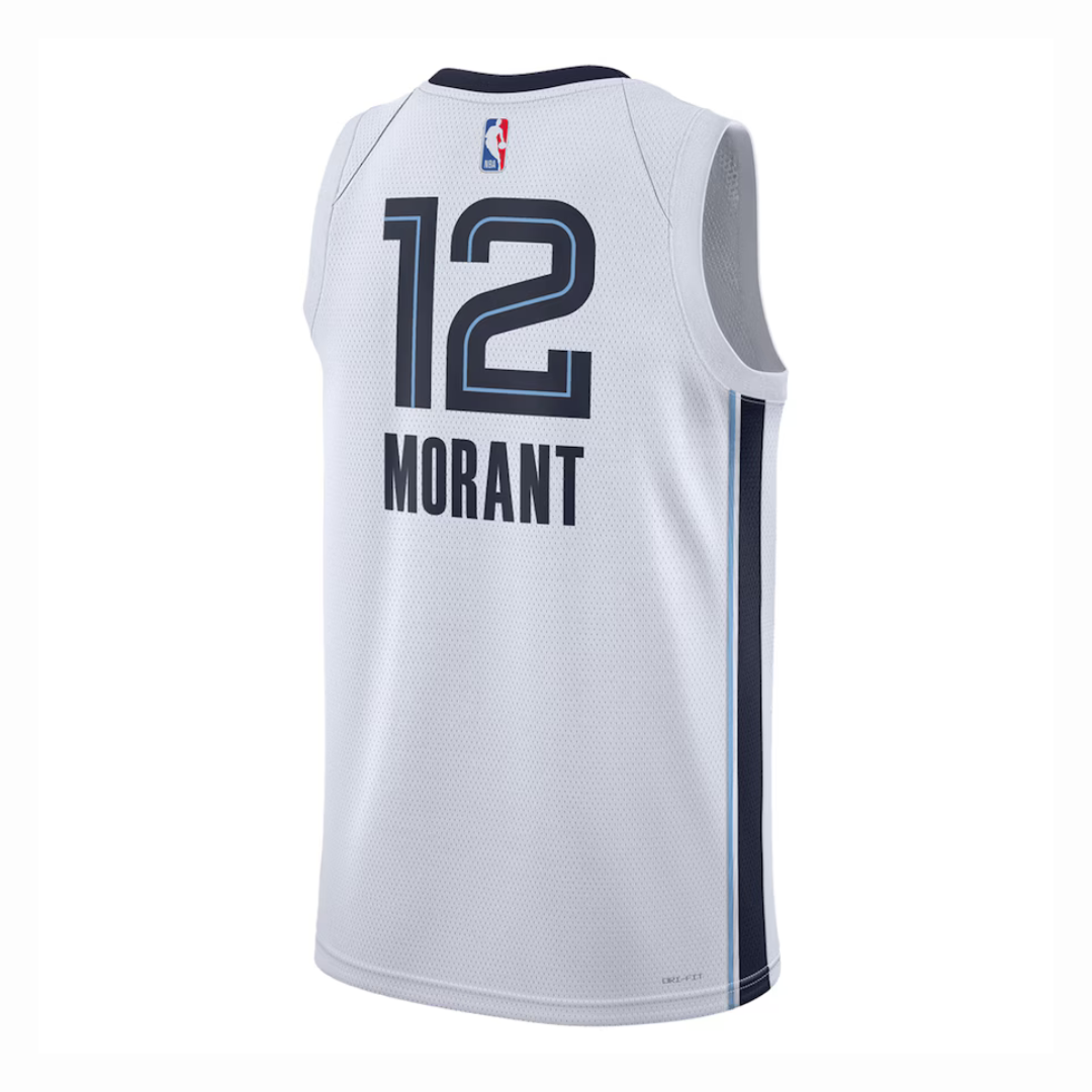 Camisa Nike Memphis Grizzlies Ja Morant Nike White Swingman Jersey - Association Edition