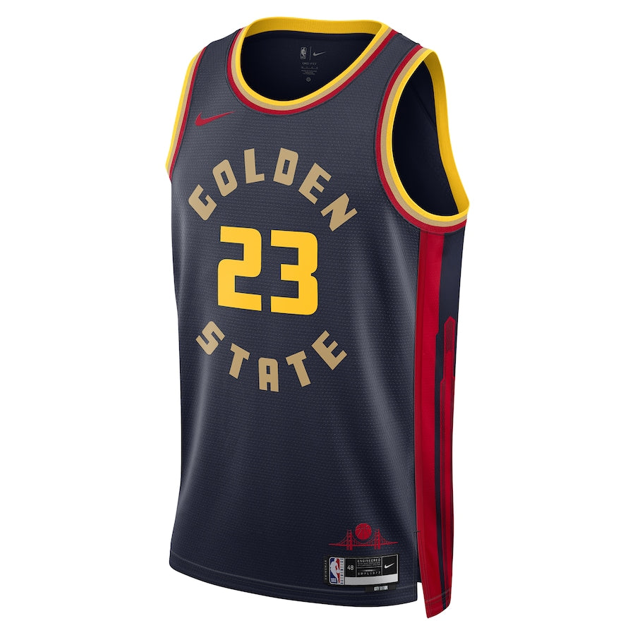 Camisa Regata NBA Unissex Swingman Nike Golden State Warriors Draymond Green 2024/25 azul marinho unissex - City Edition