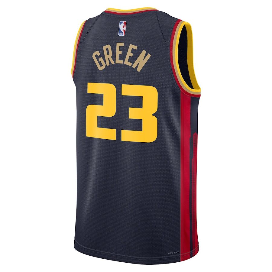 Camisa Regata NBA Unissex Swingman Nike Golden State Warriors Draymond Green 2024/25 azul marinho unissex - City Edition