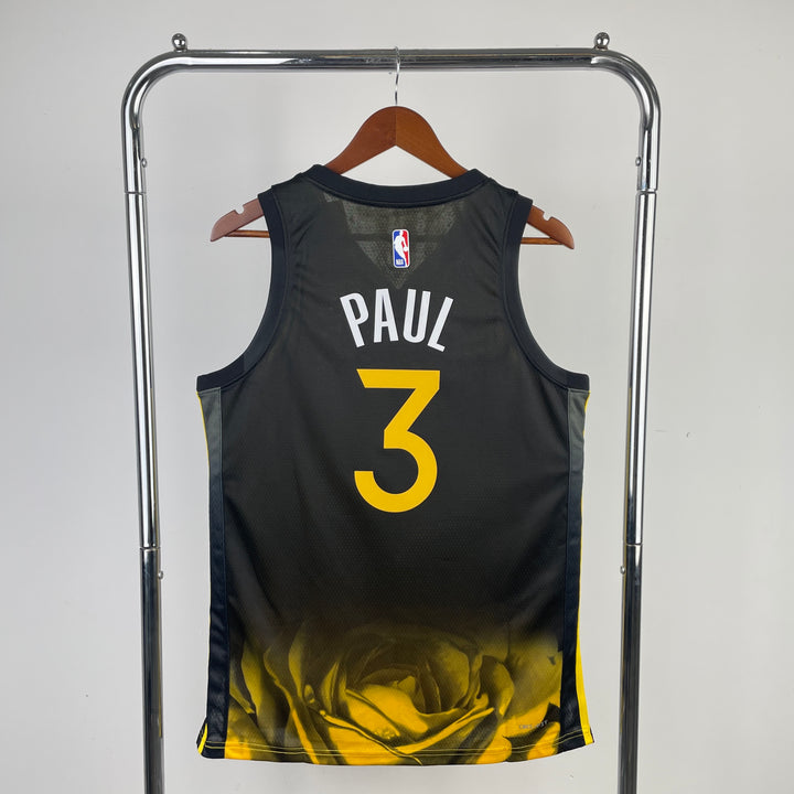 Camisa Regata NBA Unisex Golden State Warriors Chris Paul Nike Black 2022/23 Swingman Jersey - City Edition