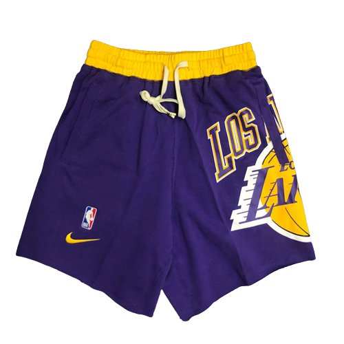 Nike Shorts de Lã Los Angeles Lakers NBA Courtside Fleece