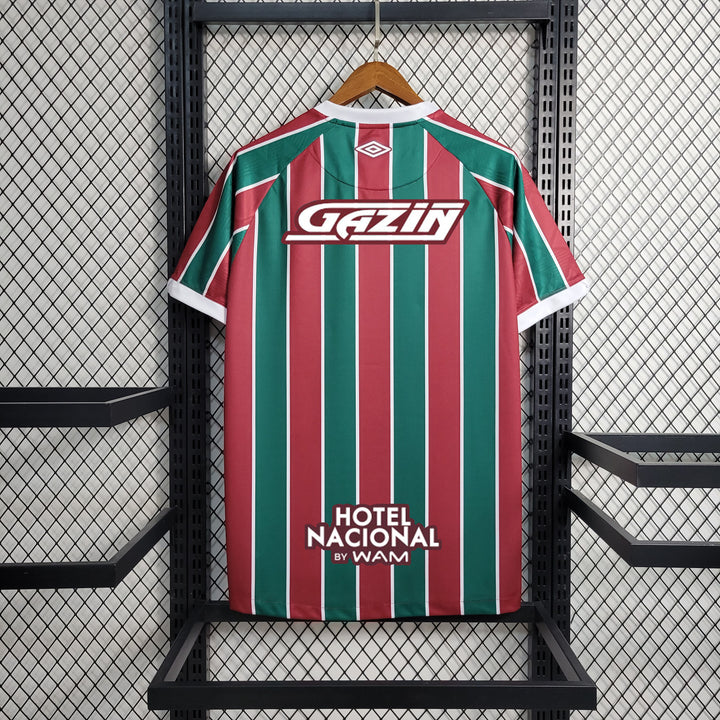 Camisa Fluminense 1 Umbro 2023 Patrocínios Patches Masculina