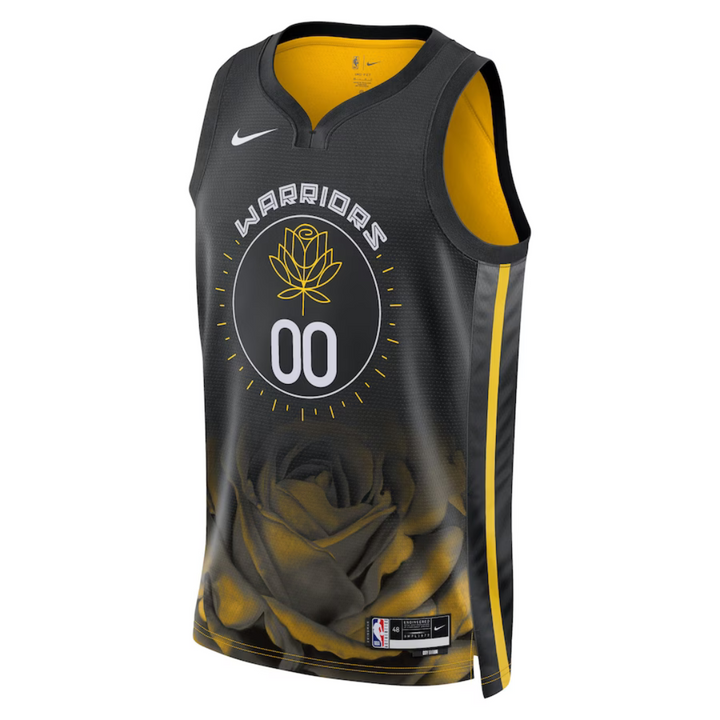 Camisa Regata NBA Unisex Golden State Warriors PERSONALIZADA Nike Black 2022/23 Swingman Jersey - City Edition