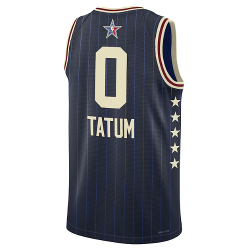 Camisa NBA All-Star Game 2024 Unissex Jayson Tatum Jordan Brand Navy Swingman