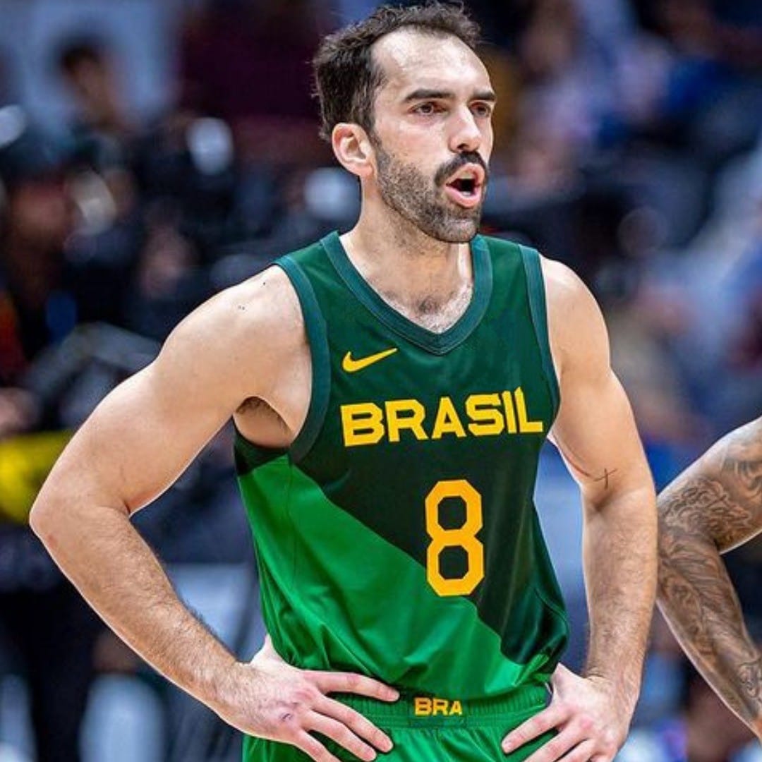 Camisa Regata Seleção Brasil Basquete 2023 Unissex BENITE #8