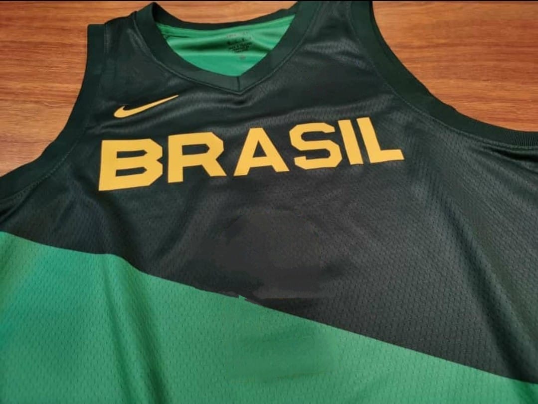 Camisa Regata Seleção Brasil Basquete Unissex PERSONALIZADA