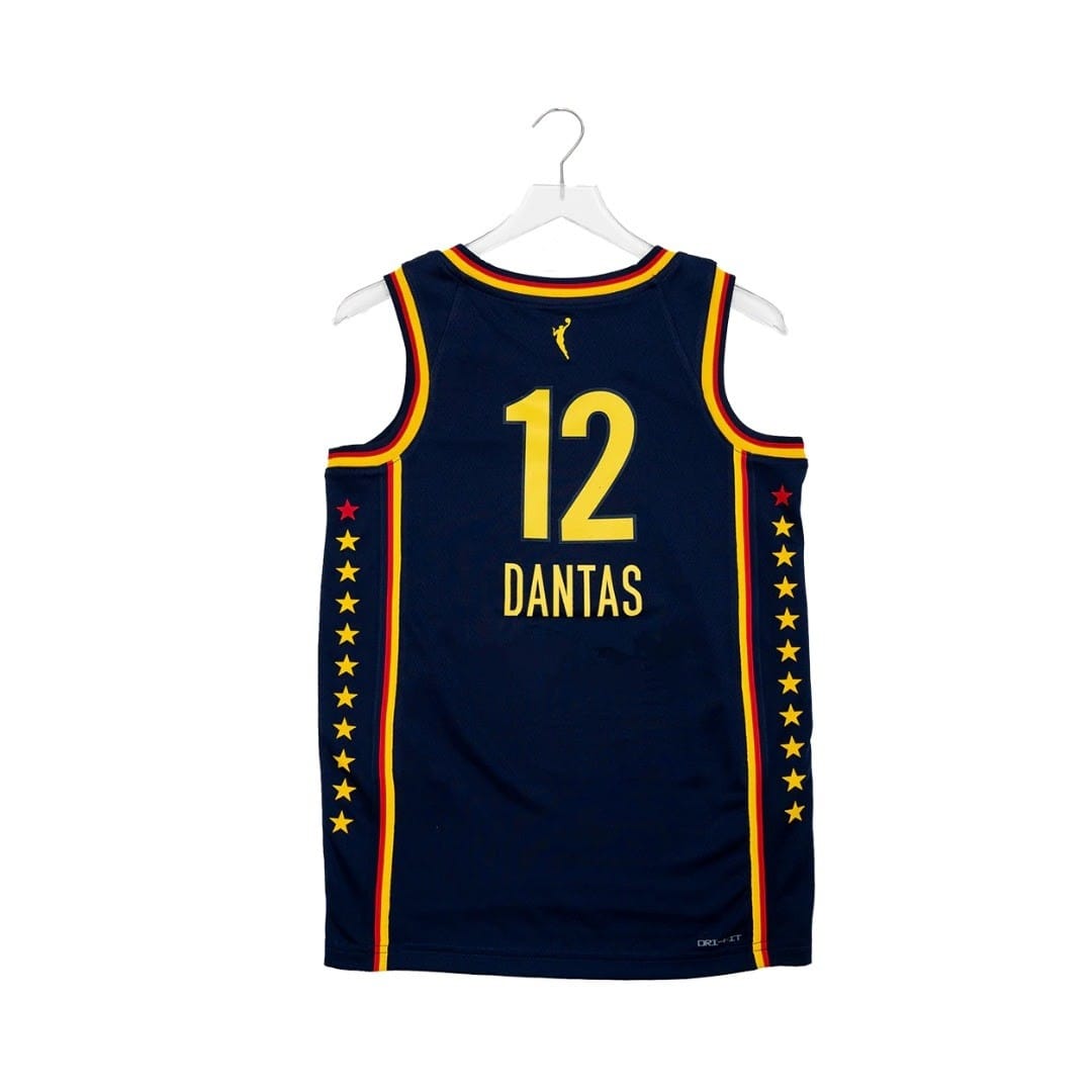 Camisa Regata WNBA Indiana Fever #12 Damiris Dantas Explorer Swingman Jersey in Navy by Nike
