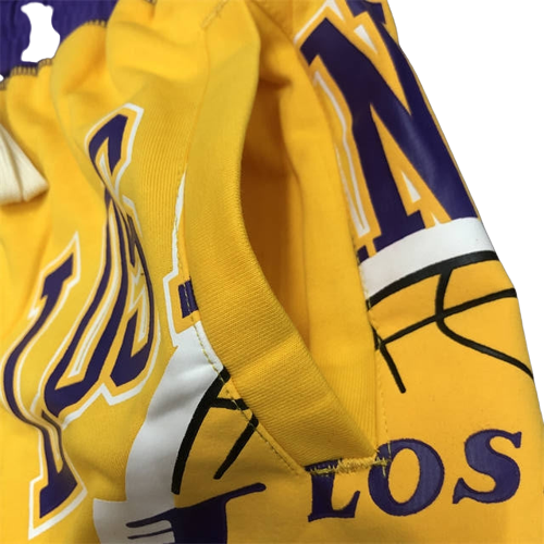 Nike Shorts de Lã Los Angeles Lakers NBA Courtside Fleece