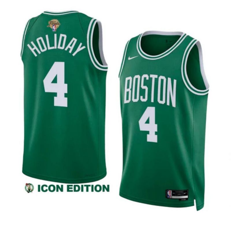 Camisa Regata NBA Unissex Boston Celtics Jrue Holiday Kelly Green 2024