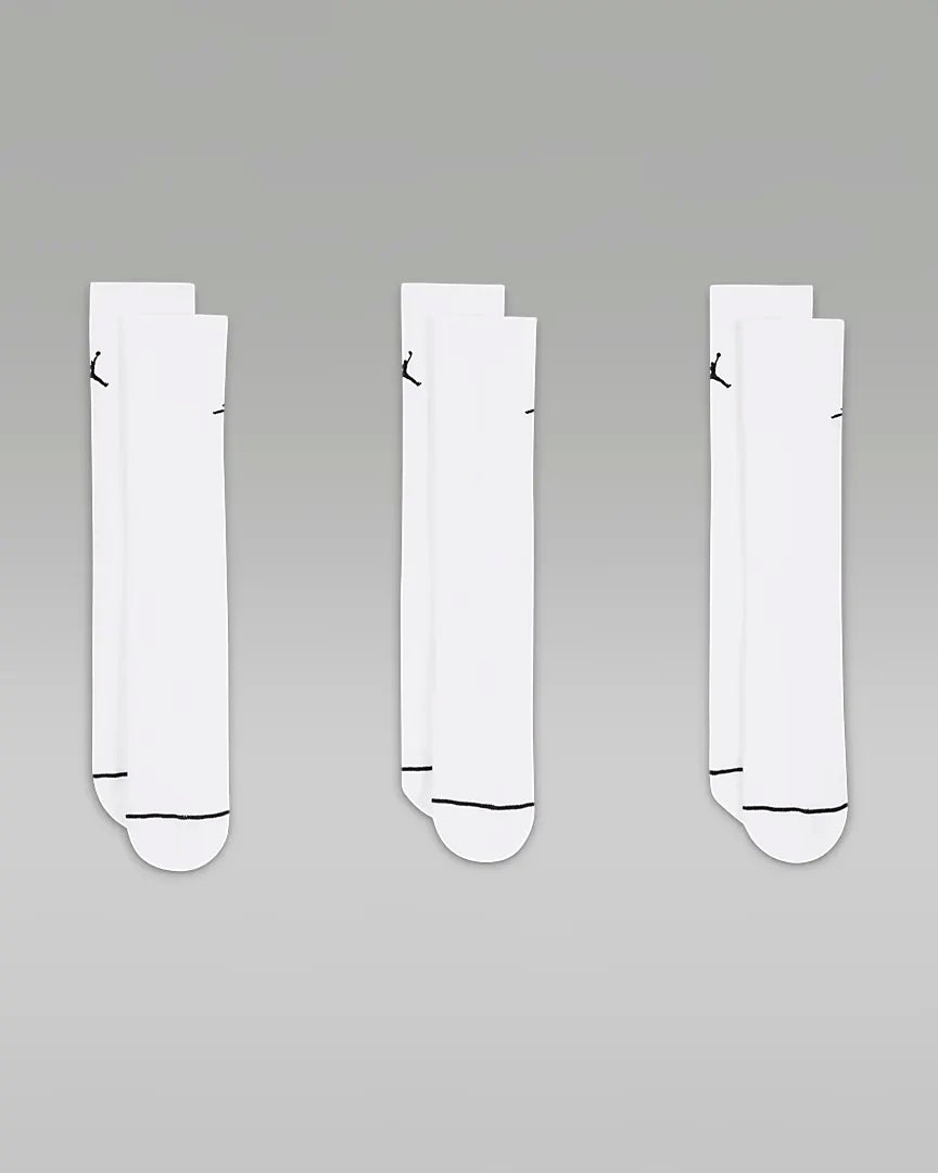 9 Pares Meias Jordan Jumpman Crew Unissex Basketball