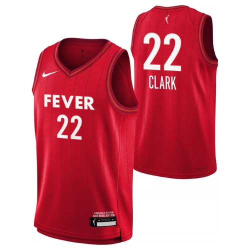 Camisa Regata WNBA Indiana Fever Caitlin Clark #22 Nike WNBA Draft First Round Pick Swingman Jersey