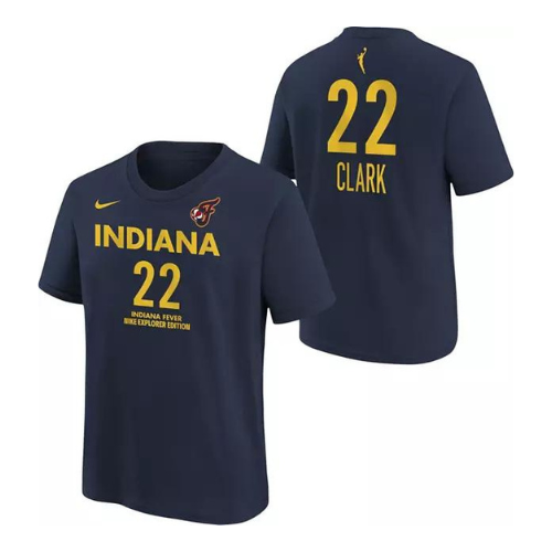 Camiseta WNBA Indiana Fever Caitlin Clark #22 Nike WNBA Draft Primeira Escolha