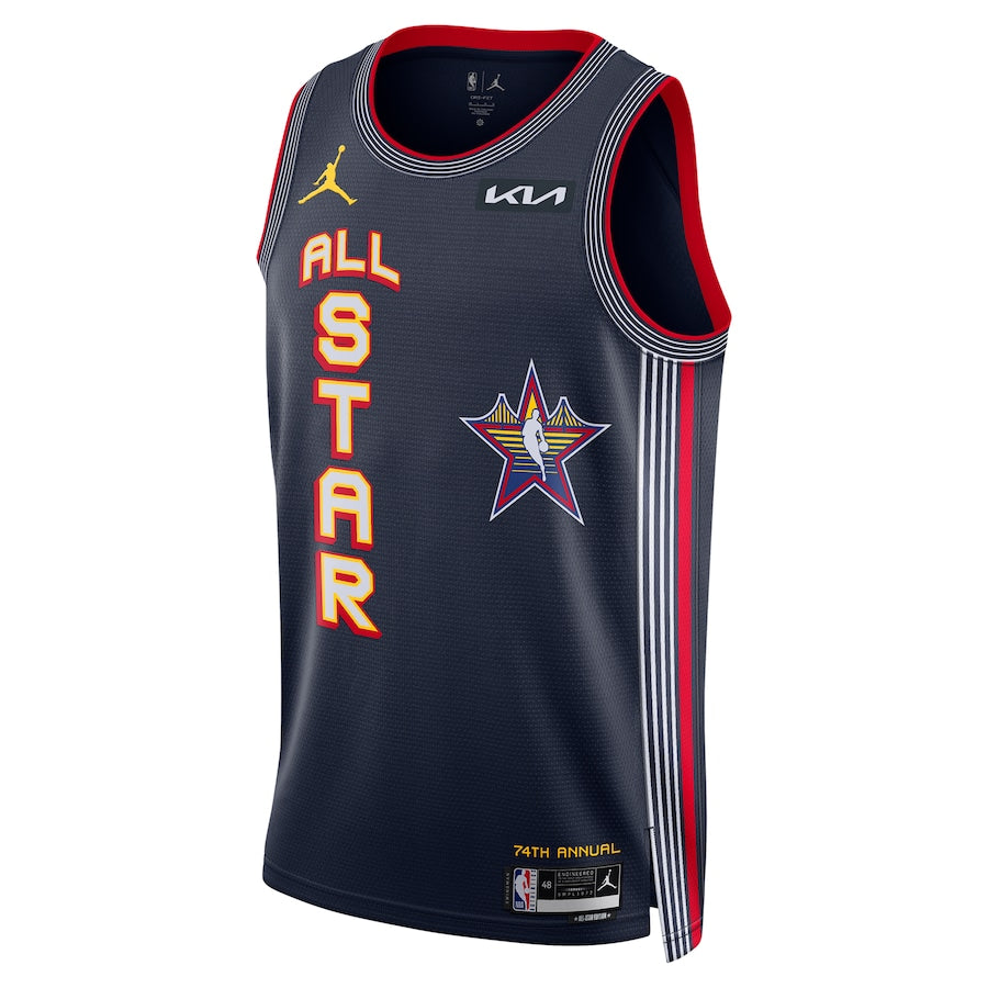 Camisa Regata NBA Unissex Anthony Edwards Jordan Brand Navy 2025 NBA All-Star Game Swingman