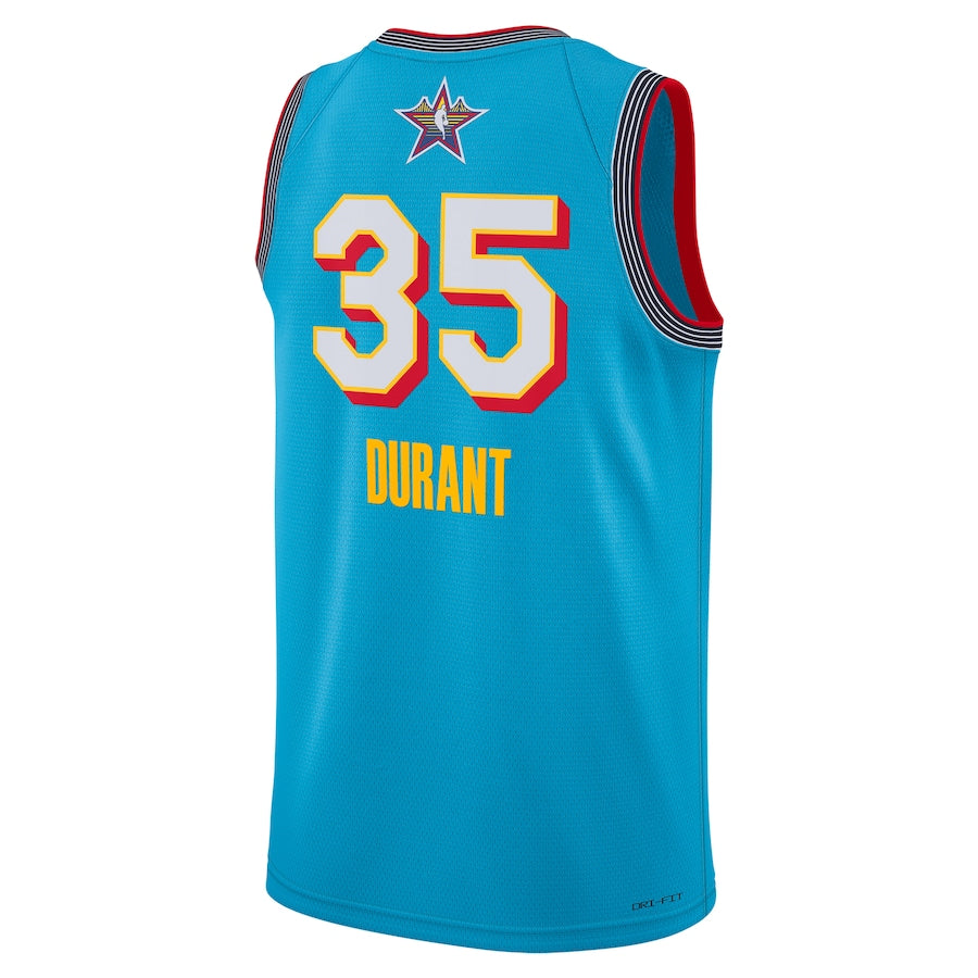 Camisa Regata NBA Unissex Kevin Durant Jordan Brand Light Blue 2025 NBA All-Star Game Swingman