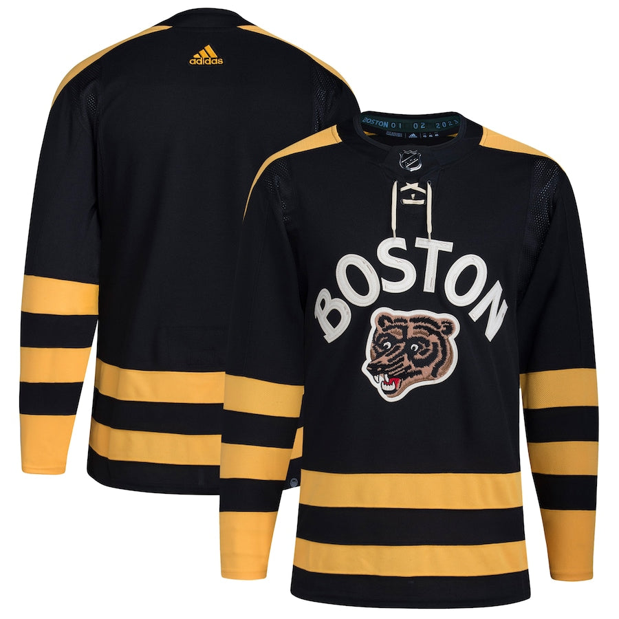 Camisa NHL Hockey Clássica de Inverno Authentic Bruins Wordmark Loja