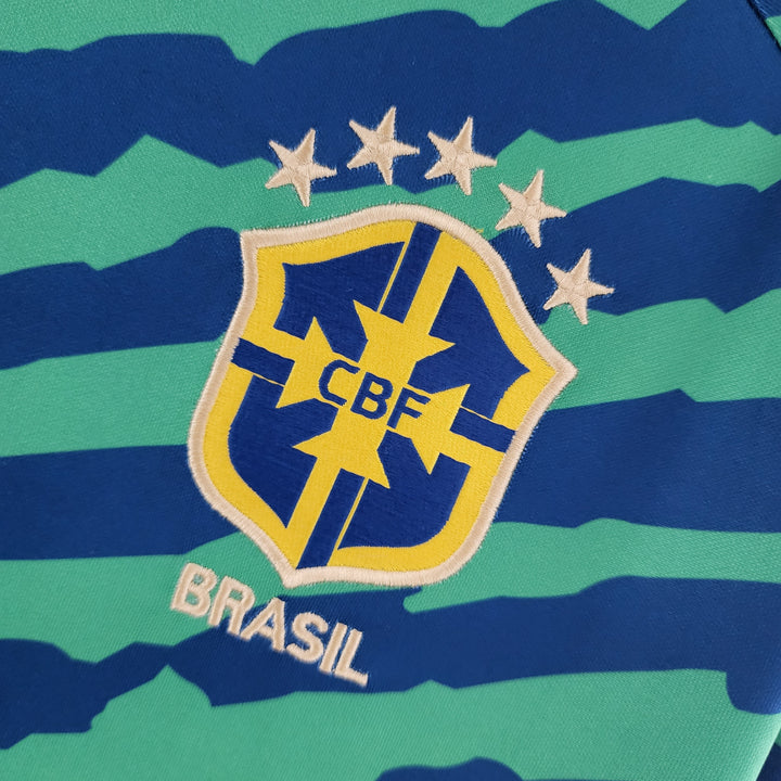 Camisa Seleção Brasil Edição Especial Verde Azul 2022