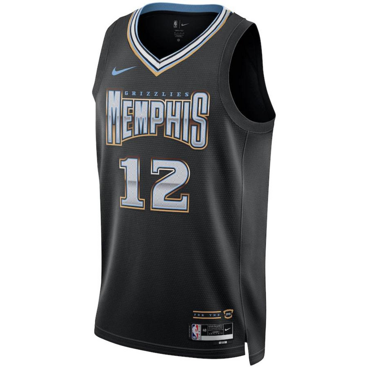 Camisa Regata Unissex Memphis Grizzlies Ja Morant Nike Black 2022/23 Swingman - City Edition