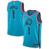 Camisa Regata NBA Unissex Phoenix Suns Devin Booker Nike Turquesa 2022/23 Swingman Jersey - City Edition