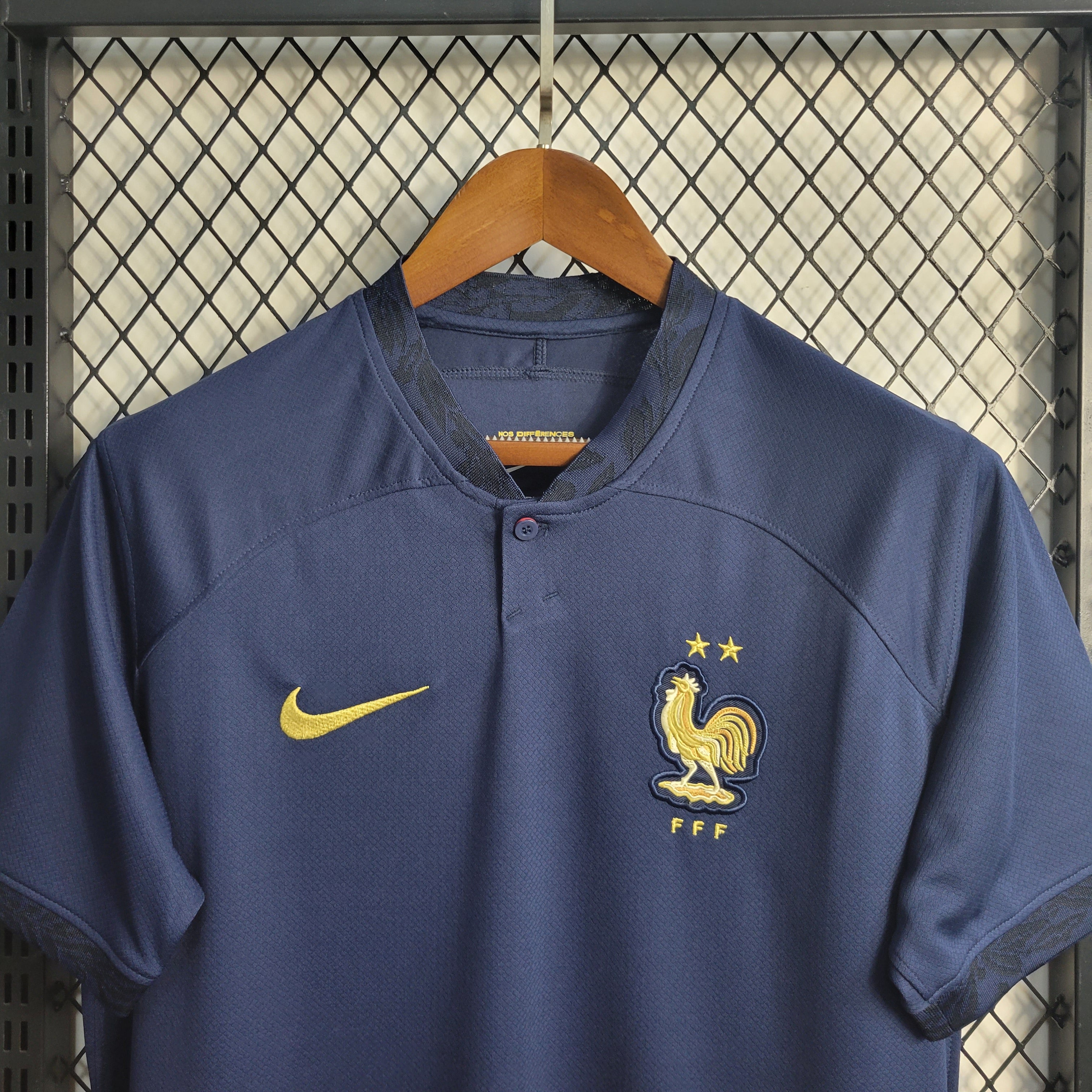 Camisa Nike França I 2022/23 Torcedor Masculina