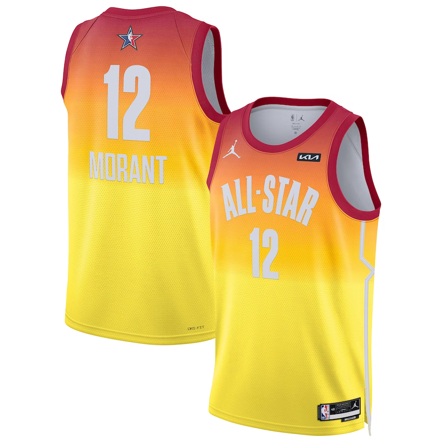 Camisa Regata Masculina Ja Morant Jordan Brand Orange 2023 NBA All-Sta