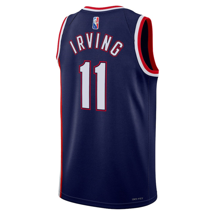 Camisa Regata Brooklyn Nets Kyrie Irving Nike Navy 2021/22 Swingman - City Edition