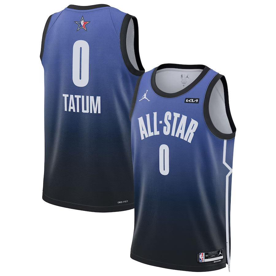 JORDAN/ALL-STAR 2020 ユニフォーム JAMES 23 Camisa Masculino Jayson Tatum Jordan Brand Blue 2023 NBA All-Star Game
