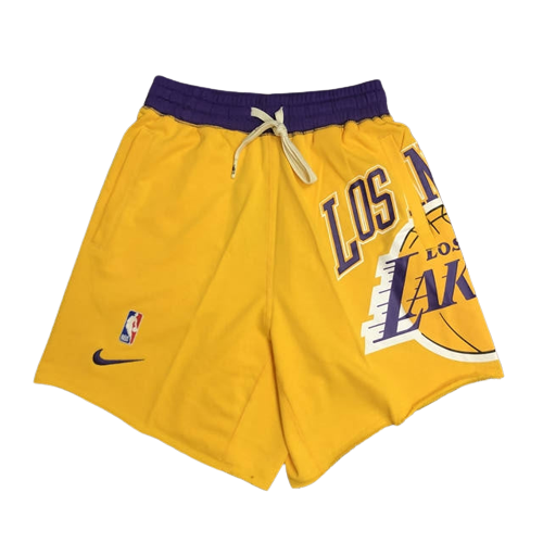 Nike Shorts de Lã Los Angeles Lakers NBA Courtside Fleece