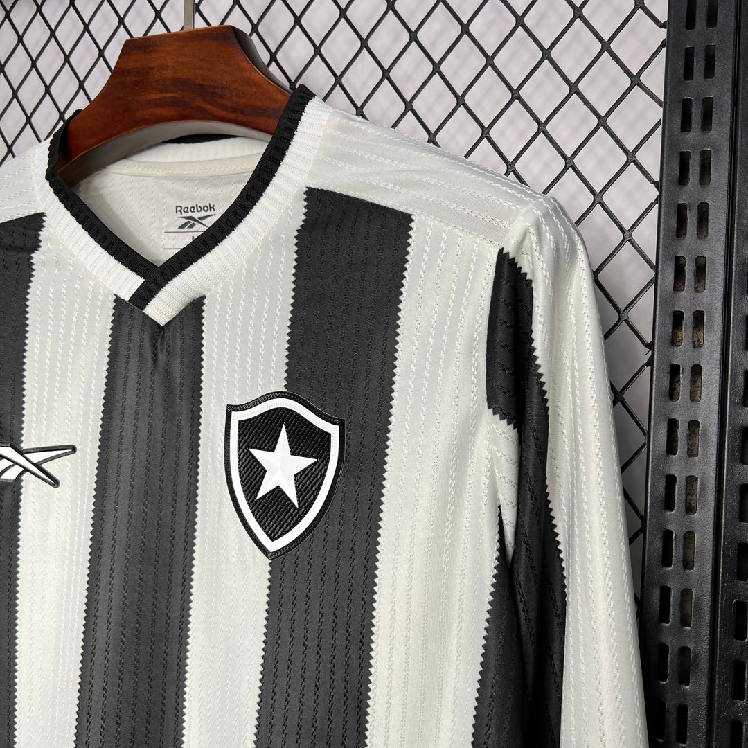 Camisa Home Botafogo 24/25 Masculina Long Sleeve