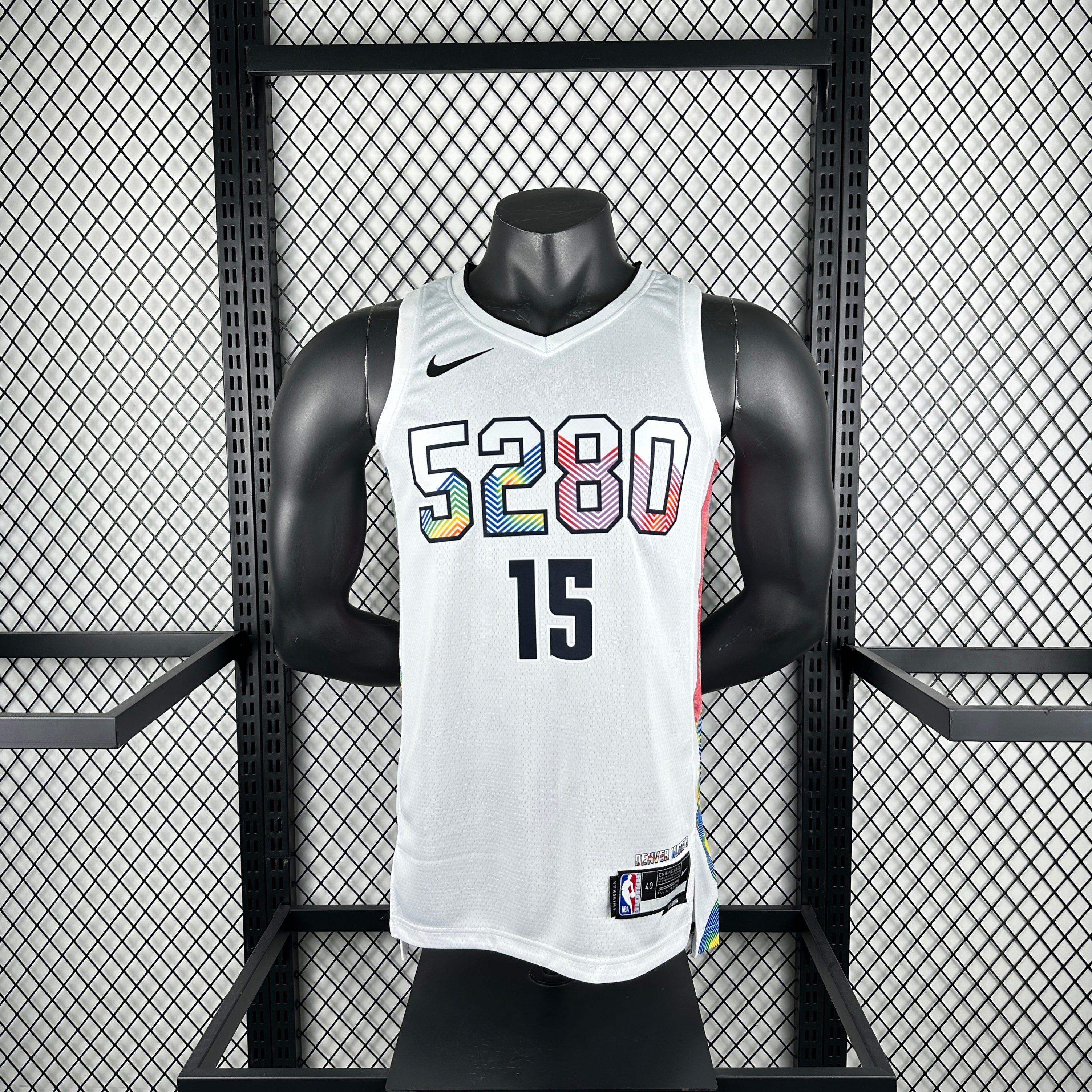Camisa Regata NBA Unissex Camisa de jogador Swingman Nike Nikola Jokic Denver Nuggets 2024/25 - City Edition