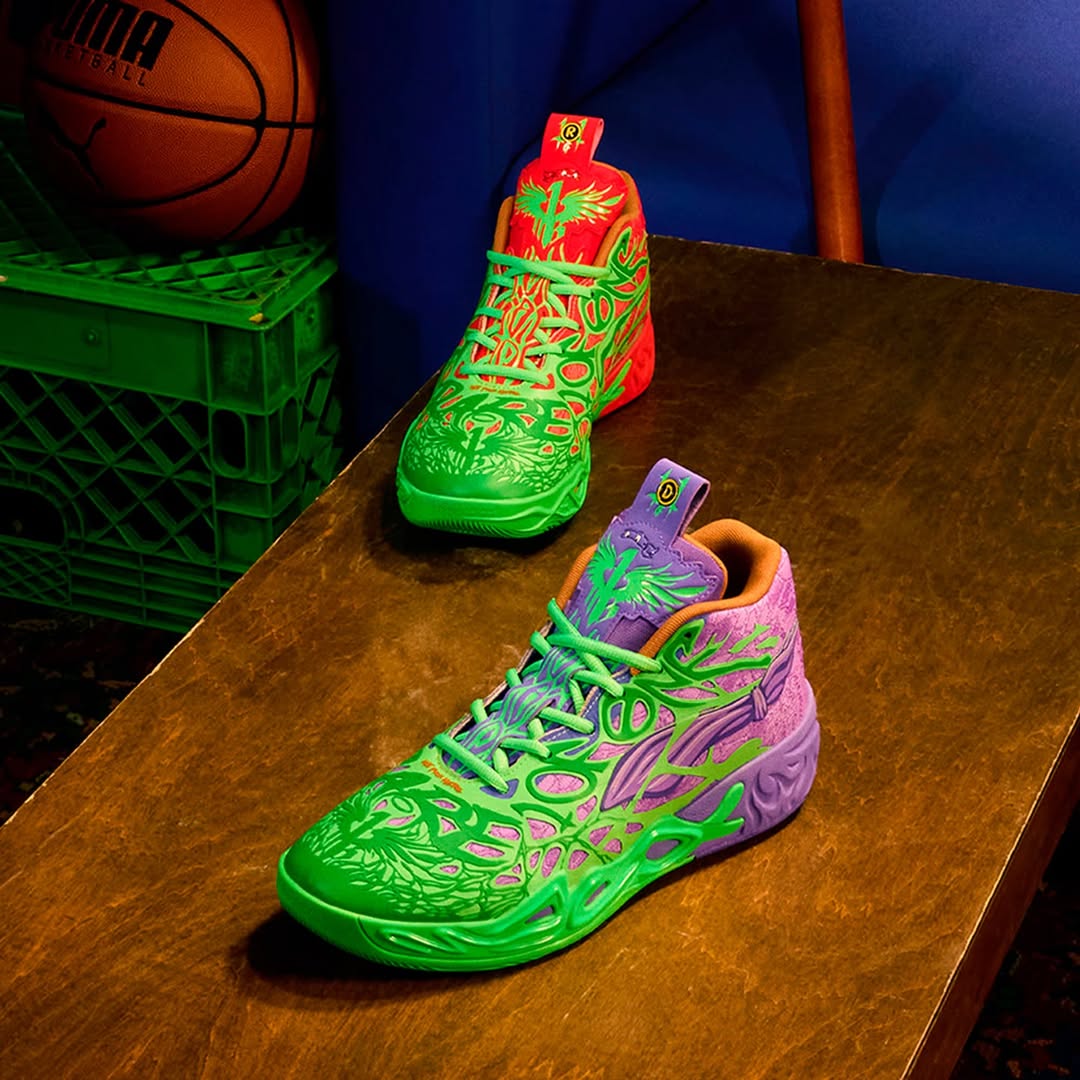 PUMA x LAMELO BALL x TMNT MB.04 Raphael and Donatello