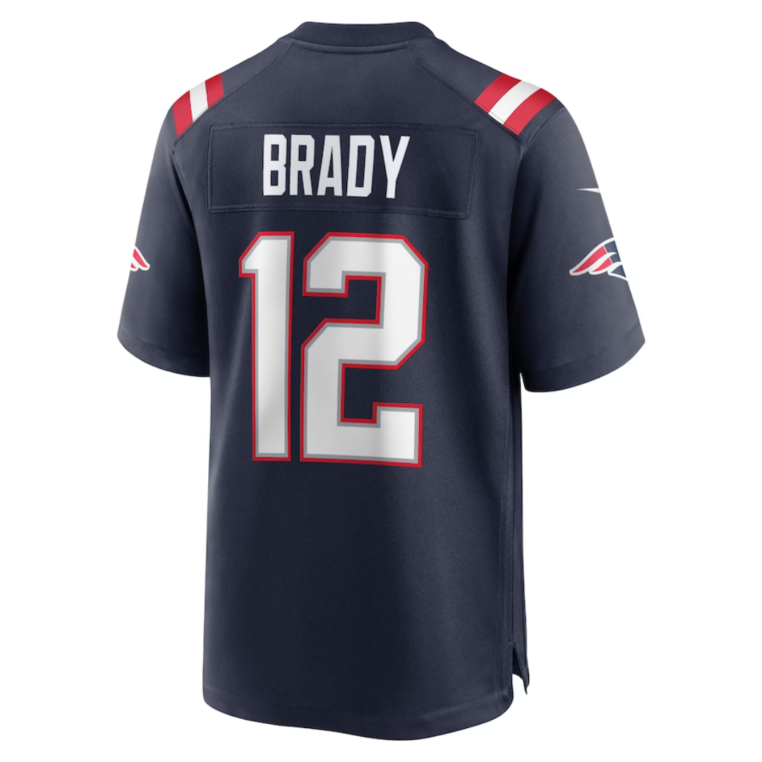 Camisa Nike Navy Game Aposentado do New England Patriots