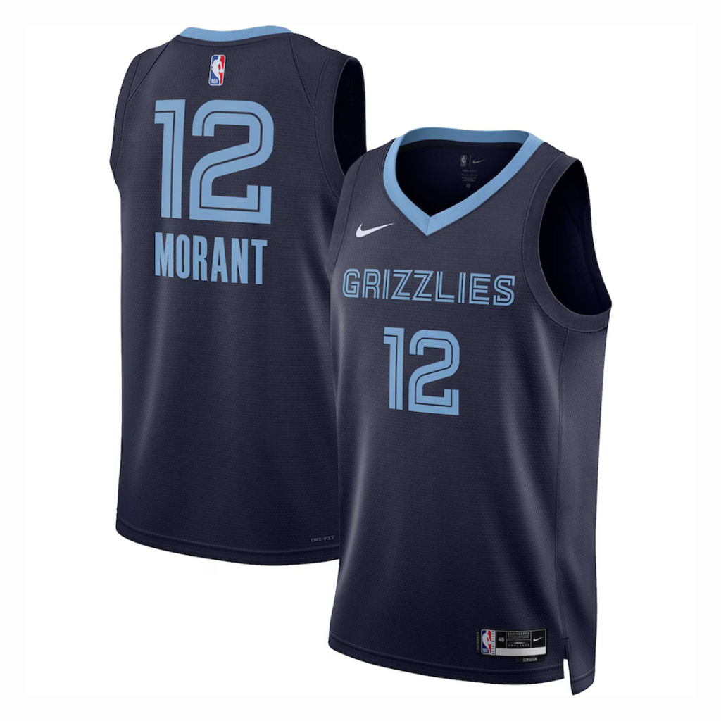 GRIZZLIES ベースボールシャツ Lサイズ Camisa Nike Swingman Ja Morant do Memphis Grizzlies Unissex - Icon Edi