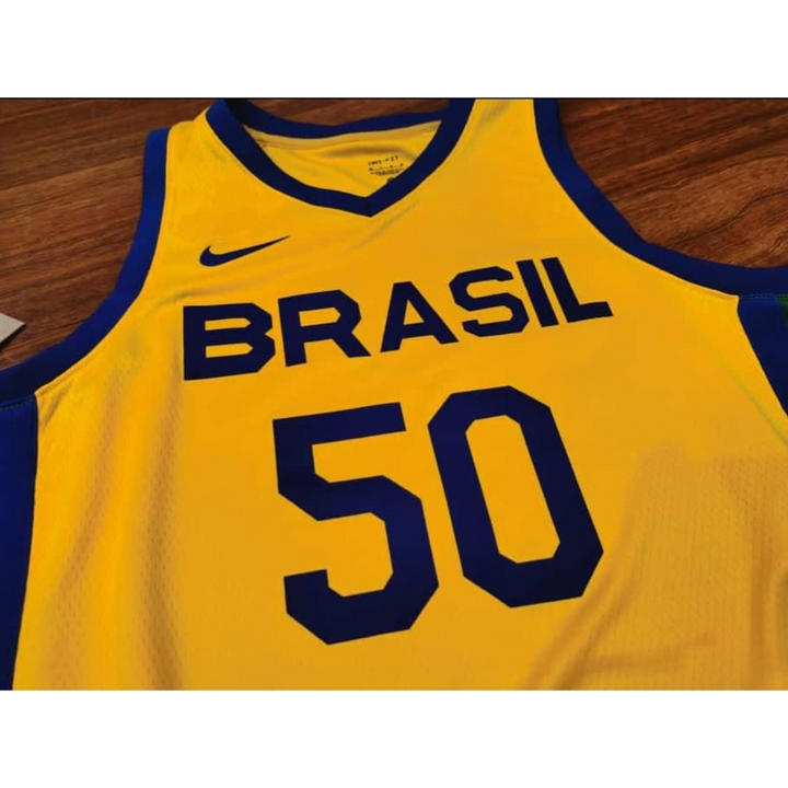 Camisa Regata Seleção Brasil Basquete 2023 CABOCLO #50