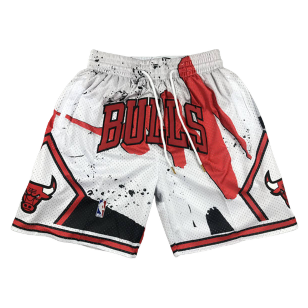 Shorts Chicago Bulls Mitchell & Ness White Hardwood Classics 1997 Hype