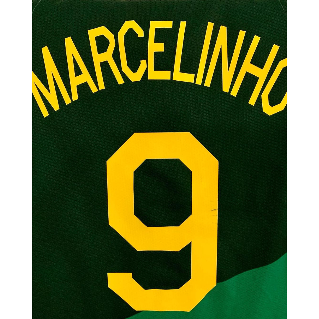 Camisa Regata Seleção Brasil Basquete 2023 Unissex MARCELINHO #9