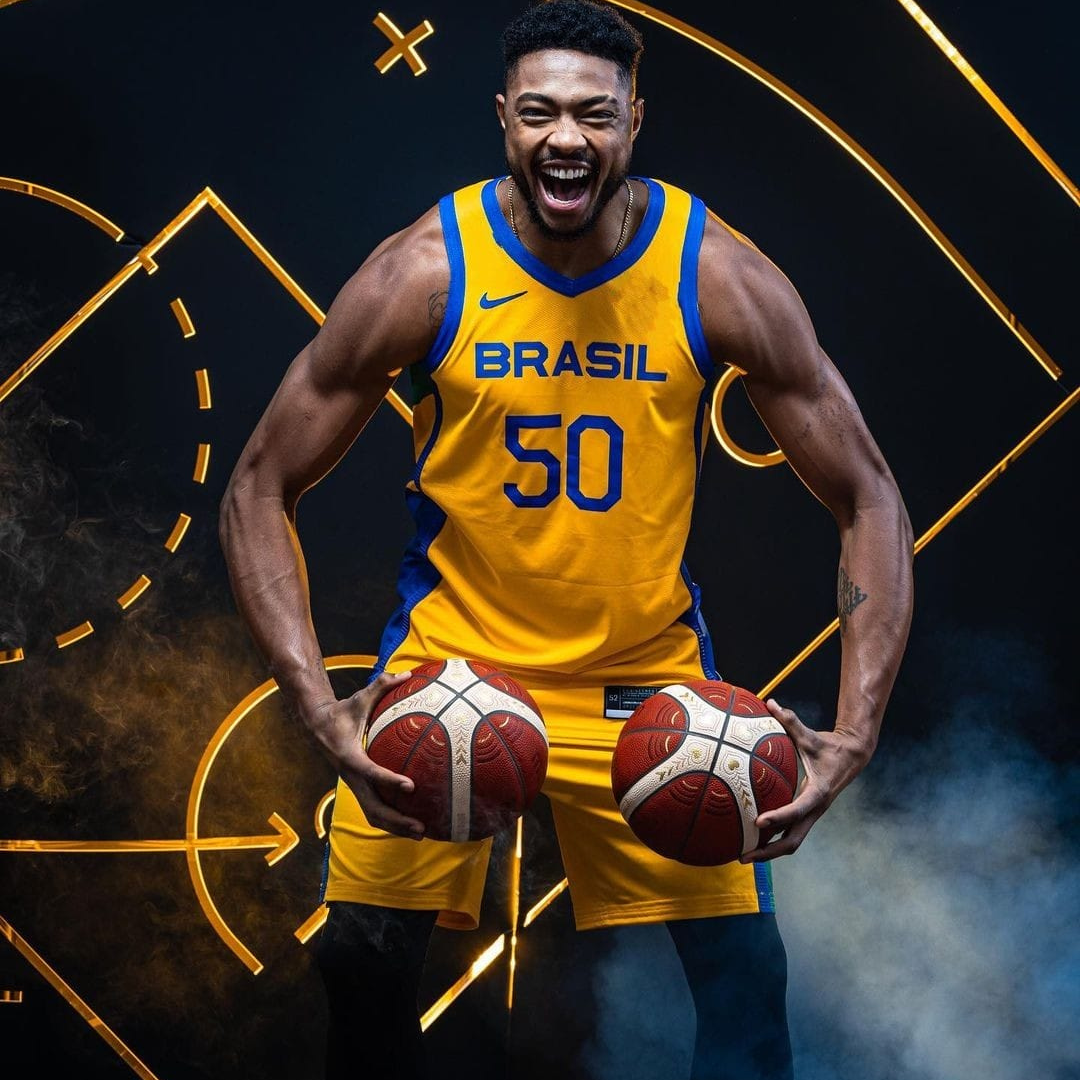 Camisa Regata Seleção Brasil Basquete 2023 CABOCLO #50