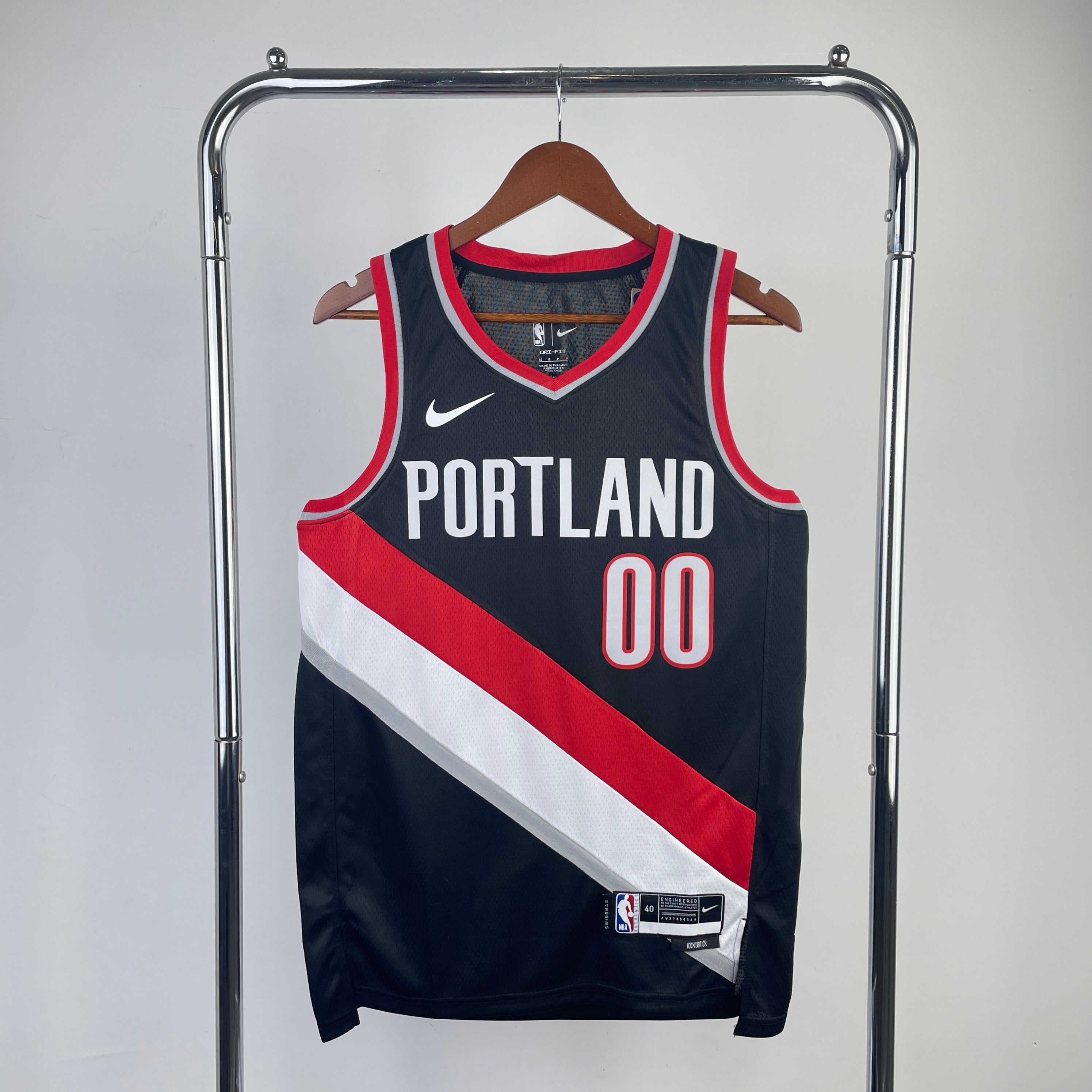 Camisa Regata Swingman Jersey - Icon Edition Unissex Portland Trail Blazers Scoot Henderson Nike Black 2023 NBA Draft