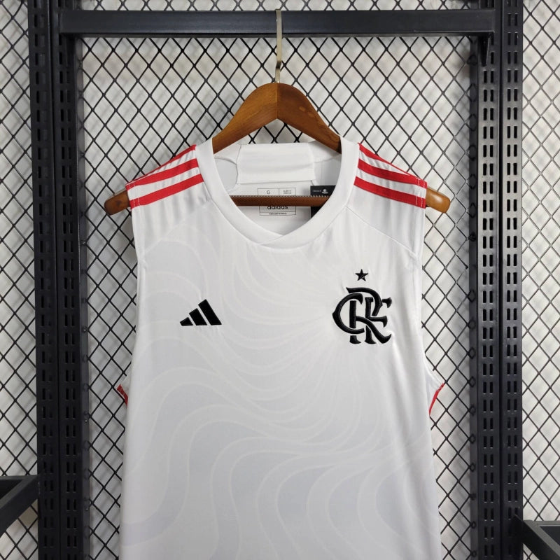 Camisa 2 Sem Mangas CR Flamengo 24/25 Branca Away