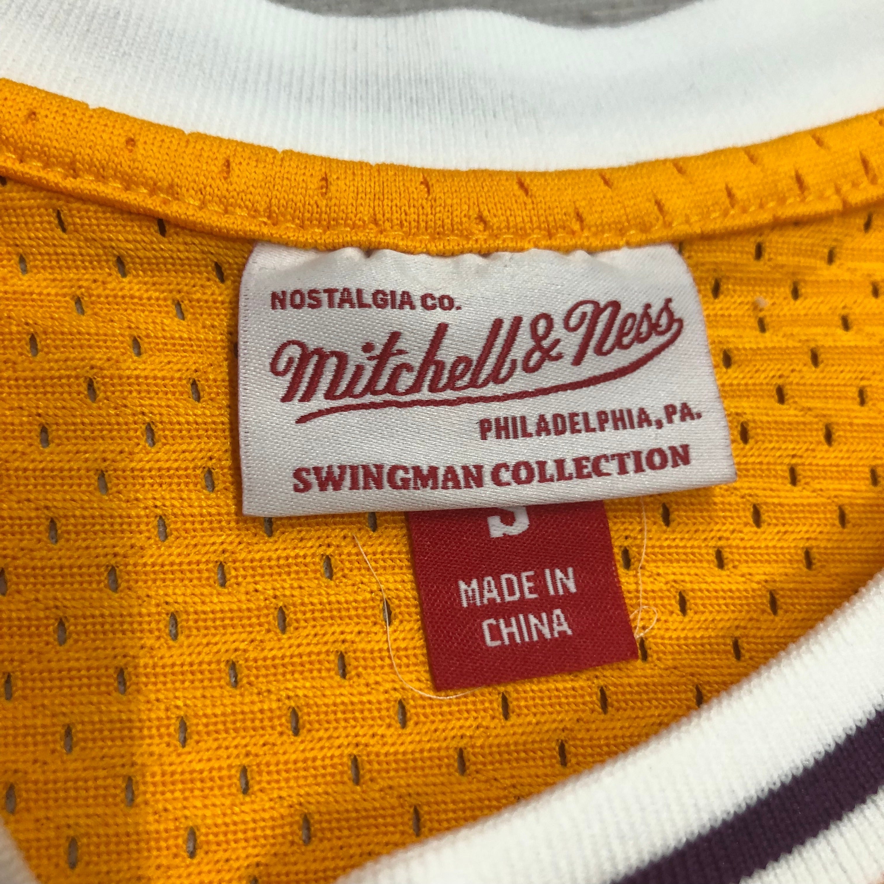 Camisa Regata NBA Los Angeles Lakers Magic Johnson Mitchell & Ness Gol