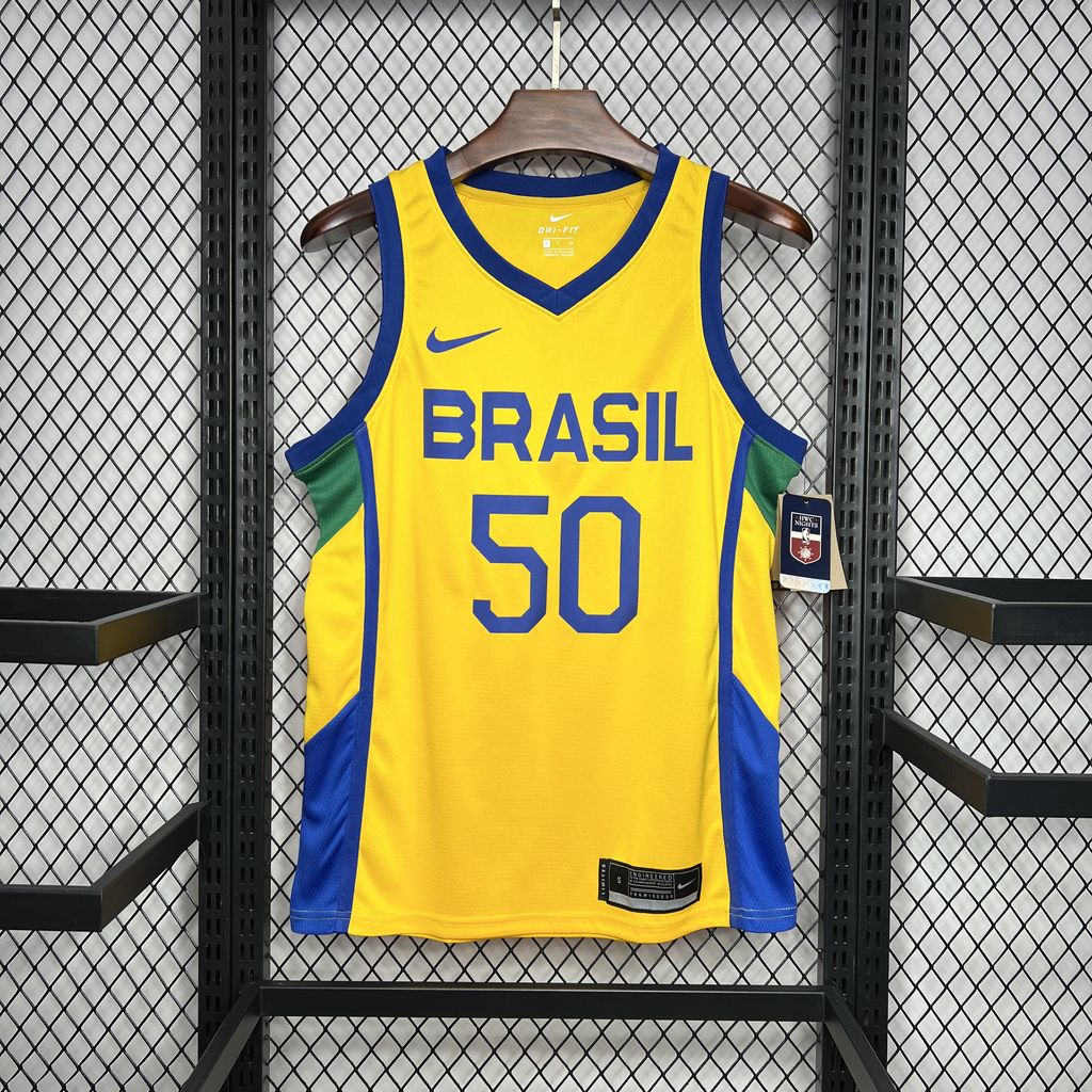 Camisa Regata Seleção Brasil Basquete CABOCLO #50